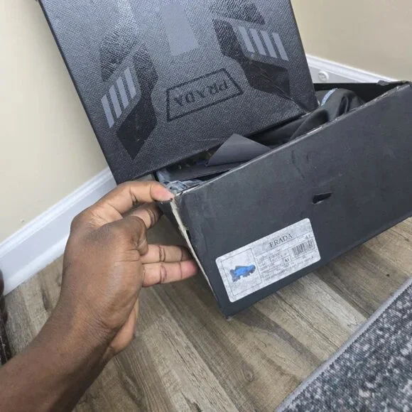 Prada Cloudbust Thunder blue Men's Shoes - Picture 6 of 6